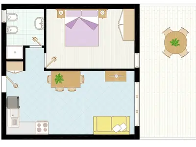 Ferienwohnung für 4 Personen (35 m²) in Bibione 8/10