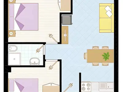 Ferienwohnung für 6 Personen (35 m²) in Bibione 3/10