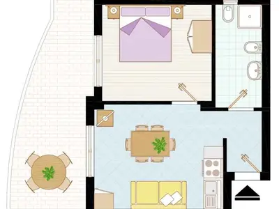 Ferienwohnung für 4 Personen (35 m²) in Bibione 2/10