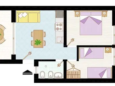 Ferienwohnung für 6 Personen (55 m²) in Bibione 5/10