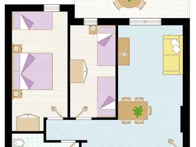 Ferienwohnung für 7 Personen (55 m²) in Bibione 10/10