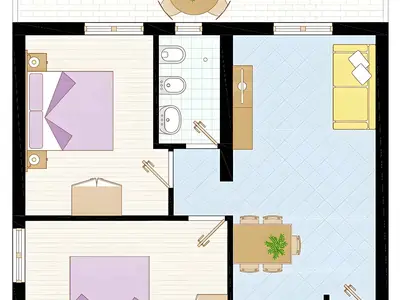 Ferienwohnung für 6 Personen (40 m²) in Bibione 8/10