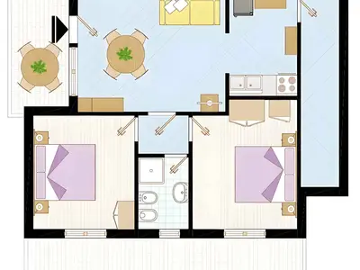 Ferienwohnung für 6 Personen (40 m²) in Bibione 9/10