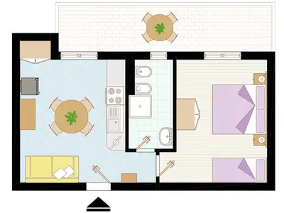 Ferienwohnung für 5 Personen (35 m²) in Bibione 9/10