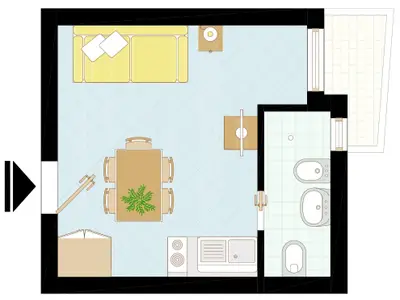 Ferienwohnung für 2 Personen (25 m²) in Bibione 4/10