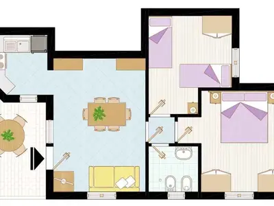 Ferienwohnung für 6 Personen (55 m²) in Bibione 8/10