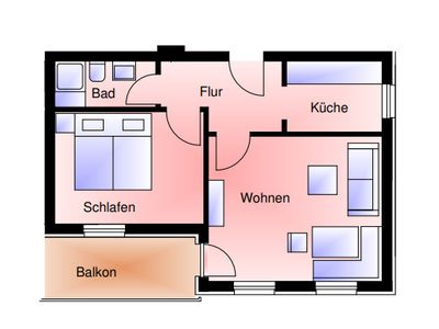 Ferienwohnung für 4 Personen (45 m²) in Bichlbach 6/9