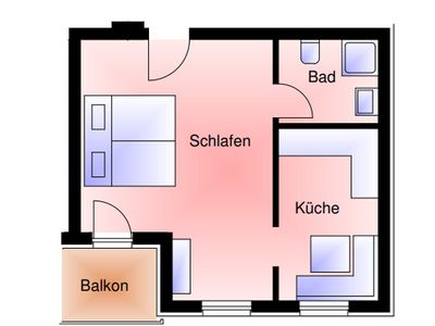 Ferienwohnung für 2 Personen (30 m²) in Bichlbach 5/8