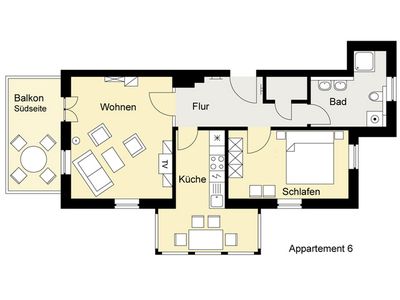 Ferienwohnung für 4 Personen (62 m²) in Binz (Ostseebad) 7/10