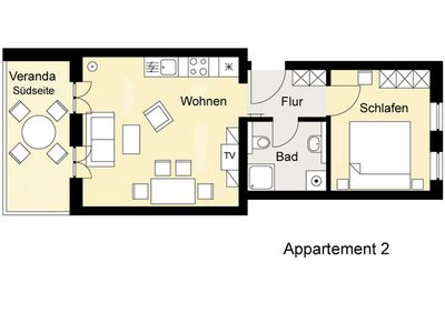 Ferienwohnung für 4 Personen (45 m²) in Binz (Ostseebad) 7/10