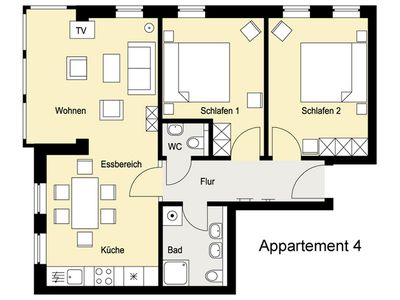 Ferienwohnung für 6 Personen (71 m²) in Binz (Ostseebad) 7/10