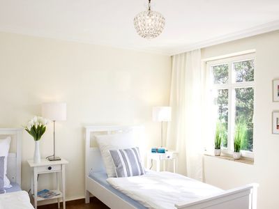 Schlafzimmer mit 2 Einzelbetten