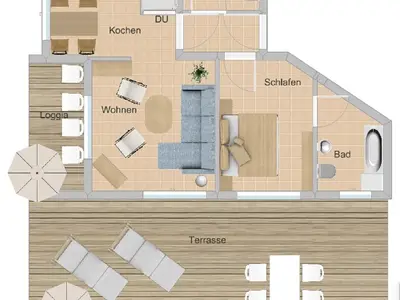 Ferienwohnung für 2 Personen (60 m²) in Binz (Ostseebad) 6/10