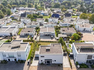 Hausansicht Vogelperspektive