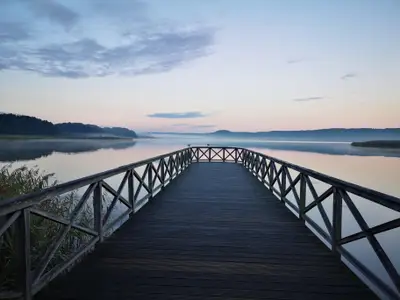Abendstille am See