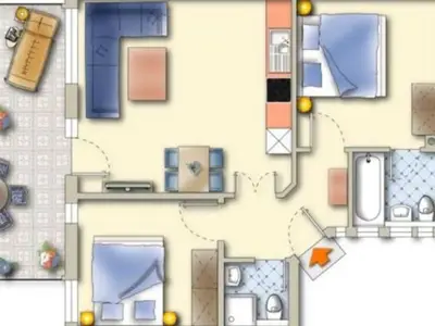 Ferienwohnung für 5 Personen (68 m²) in Binz (Ostseebad) 5/10