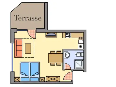 Ferienwohnung für 4 Personen (45 m²) in Binz (Ostseebad) 9/10