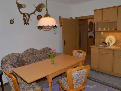 Wohnküche mit Essecke