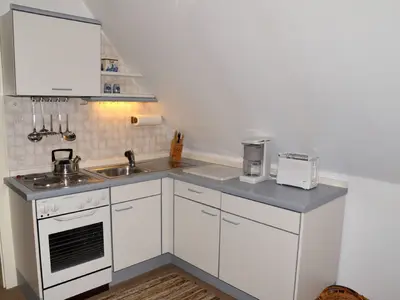 Wohnküche mit Küchenzeile