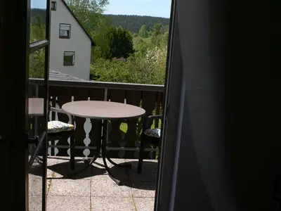 Zugang zum Balkon 1. Stock
