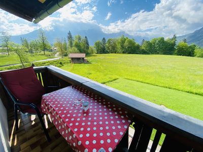 Bergblick vom Balkon