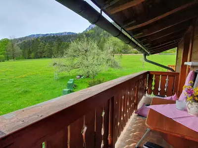 Blick vom Balkon