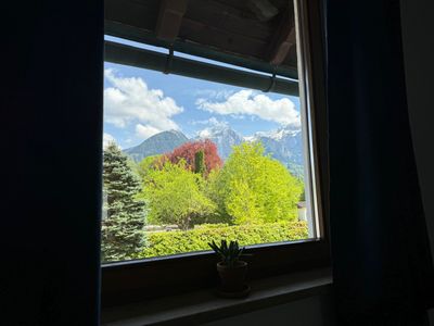 Blick aus dem Schlafzimmer