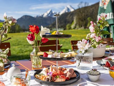 Biosphären-Frühstück mit Watzmannblick