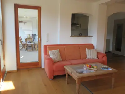 Wohnbereich Ferienwohnung Untersberg