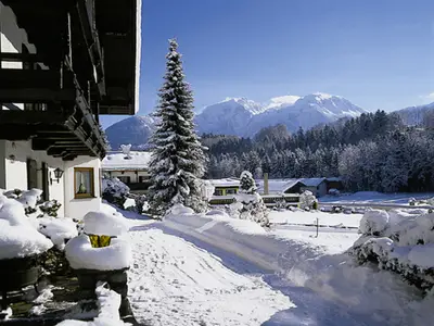 Terrasse im Winter