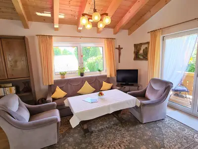 Wohnzimmer Fewo Am Böcklweiher