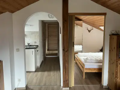 Blick vom WZ in den Flur