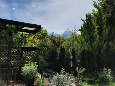 Terrasse mit Watzmannblick