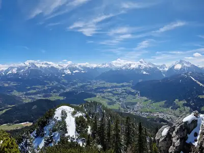 Hausberg mit Berchtesganer Alpen/Rauher Kopf