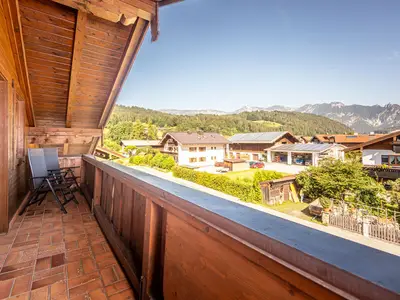 Balkon mit toller Aussicht Fewo Untersberger Kuschelnest