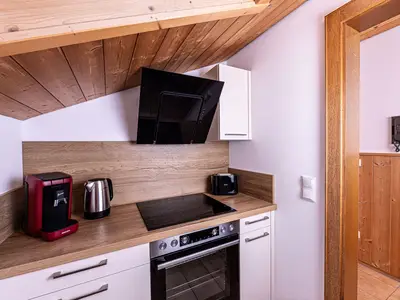 Voll ausgestattete Küche Fewo Watzmann Family