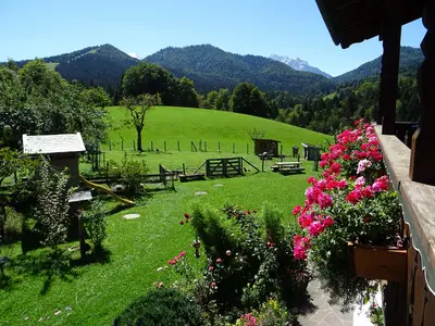 Balkonblick auf den Götschen, Toter Mann und Hochkalter