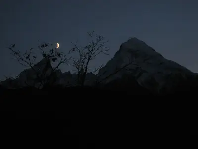Watzmann bei Nacht