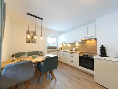 Ferienwohnung Silbergblick Essbereich