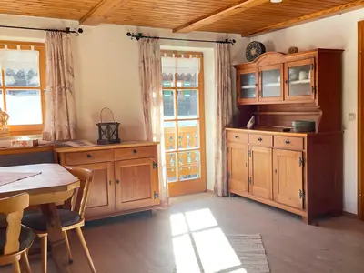 Wohnküche mie sonnigen Südbalkon