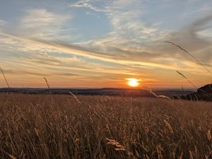 Sunset auf der schwäbischen Alb