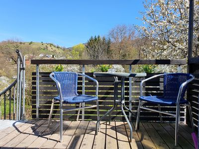 Balkon mit Blick auf den Ebersberg