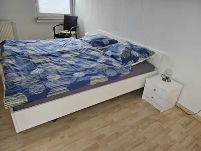 Schlafzimmer Ferienwohnung Mozartstraße