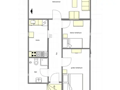 Grundriss Ferienwohnung