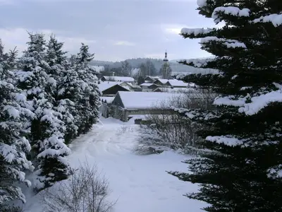 Blick FeWo zur Kirch