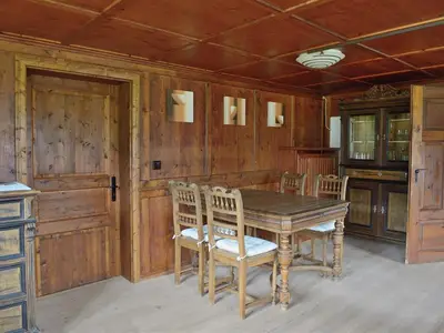 Ferienwohnung Grünten Esstisch