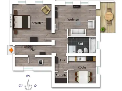 Ferienwohnung für 5 Personen (72 m²) in Blankenburg (Harz) 4/10