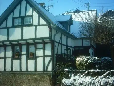 Reetzer Fachwerkhaus im Winter