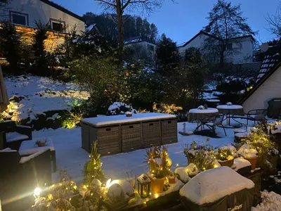 Posthalterhof_Schnee_Blick Sauna