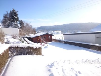 Winteridylle im Garten